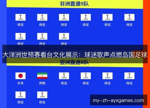 大洋洲世预赛看台文化展示：球迷歌声点燃岛国足球